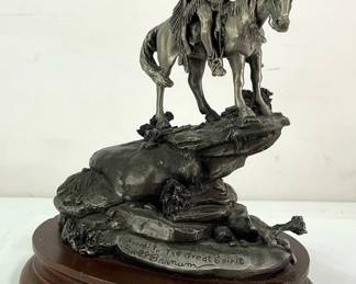 Pewter Statue by Artist JJ Barnum