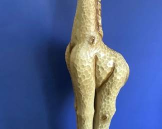 Molded Resin Baby Giraffe Statue