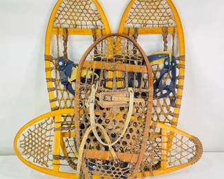 Decorative Vintage Snow Shoes
