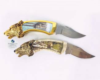 Franklin Mint "Call of the Wild" Pocket Knives