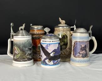 Wildlife Steins