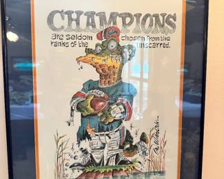Signed and numbered. Cat Warlick