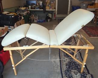 Fully Adjustable Portable Massage Table w/ Travel Case and Head Rest