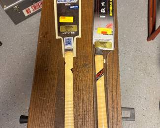 Hand Saws. Multiple types from standard wood saws to specialized landscaping saws. From New/never used to antique examples.