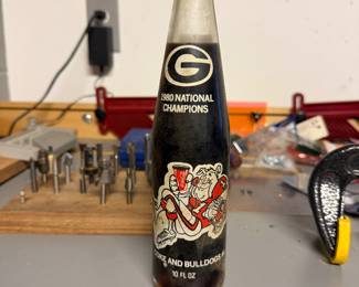 UGA National Champs 1980 Commerative Coca-Cola, unopened.