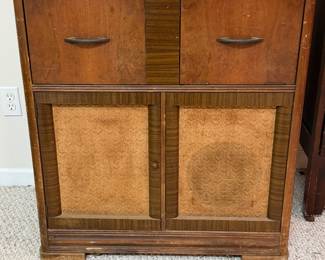 Vintage Silvertone Console Record Player CABINET only (record player not included)