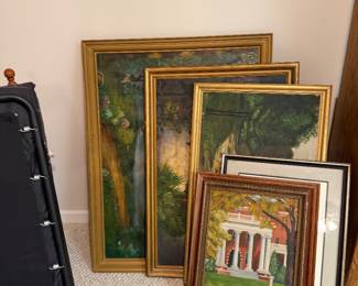 Misc. oil paintings