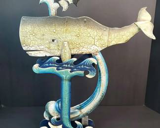 AT001 Kinetic Whale Sculpture