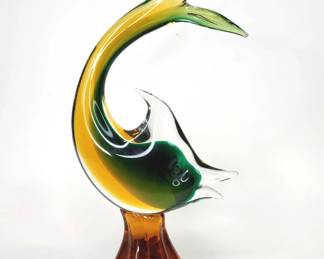 CS017 Murano Glass Fish Figure