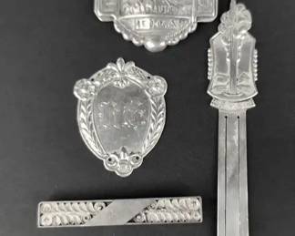 CS052 Mexican Silver Pin, Bookmark, Tie Clip