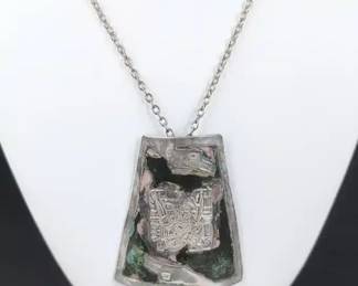 CS048 Sterling Silver Necklace, Earrings, Charm