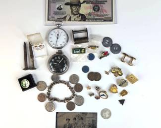 CS076 Mixed CollectiblesAmericana, Pocket Watches, Jewelry
