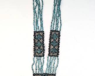 CS094 Hand Crafted Native American Style Beaded Necklace