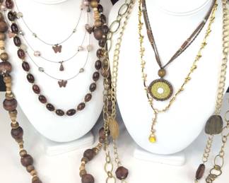 CT025 Earth Tone Necklaces