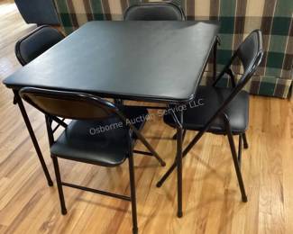 Card table & chairs