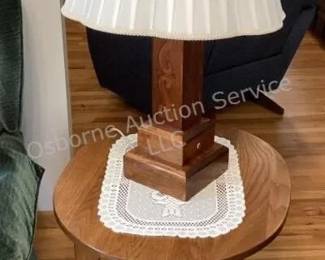 End table & lamp