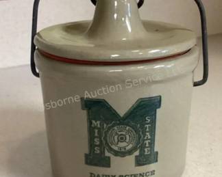 Michigan State Dairy Science Crock
