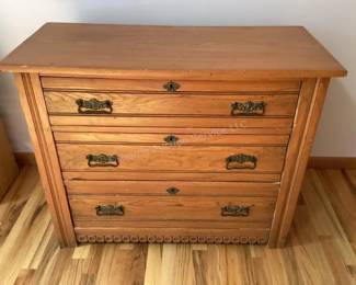 3 drawer antique dresser