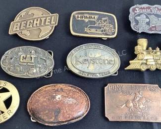 Collectible belt buckles