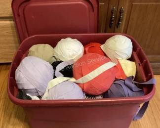 Fabric balls for rug making