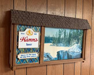 Vintage Hamms Beer sign