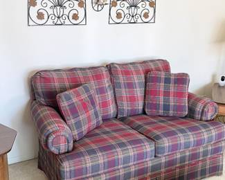 Plaid sofa