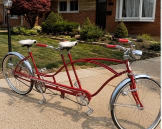 Beautiful vintage tandem bicycle