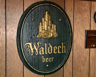 Waldech beer sign