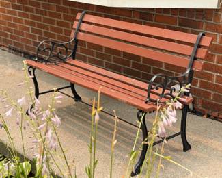 Cute outdoor bench