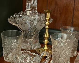 Elegant Crystal and Cut Glass