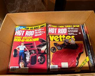 Vintage hot rod magazines