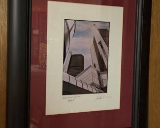 Detroit Renaissance Center signed photo