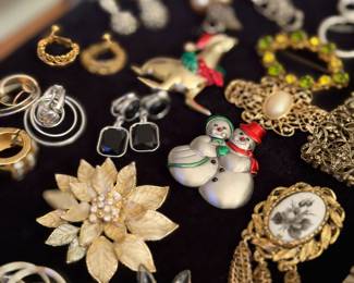 Brooches, pins