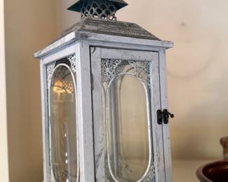 Cute rustic candle holder