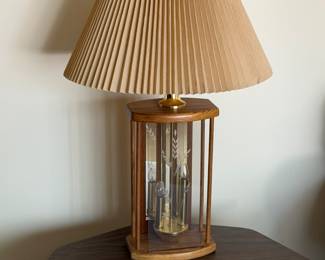 Vintage candle stick lamp