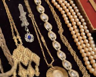 Pearls, necklaces