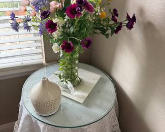 Faux flower decor