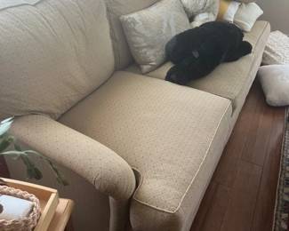 Cream colored couch