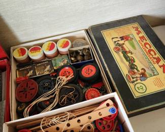Antique building toys