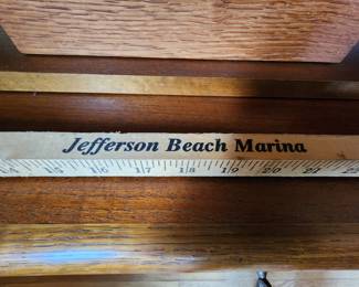 Vintage depth measuring stick