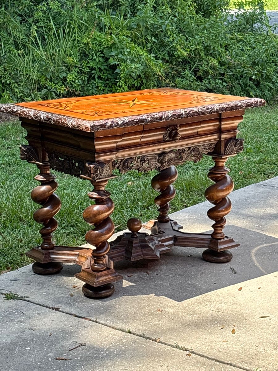 The most INCREDIBLE Antique Mid 1800’s Table you’ll find!
