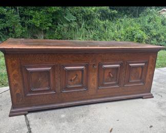 WOW! My favorite piece. Dated 1814. Absolutely Stunning with the inlay and birds!