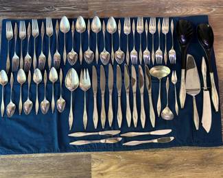 Beautiful large matching Sterling Silver Flatware