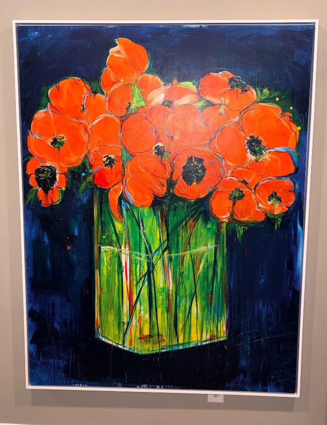 Grandin Road "Still Life With Flowers" Wall Art!