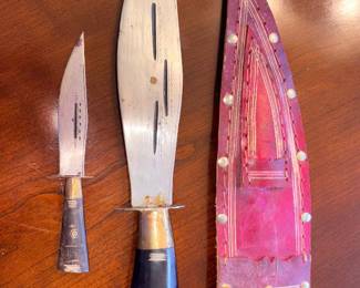 Indonesian Knives W/Sheath!
