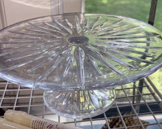 Miller Rogaska Crystal  Cake Plate!