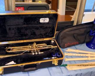 Bach #TR300H2 Trumpet, pTrumpet, Yamaha Soprano/Descant Recorder Baroque YRS-24B!