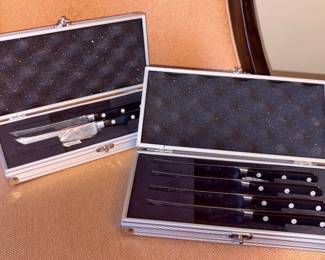 Wusthof Germany Classic #4068 12 cm Knives w/Case!