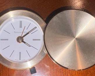 Vtg Tiffany & Co Swiss Made Travel Alarm Clock!