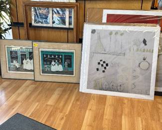 Signed Prints by Jan Balet 4 $100 each